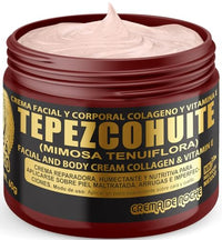 PAPA INDIO Tepezcohuite Night Skincare Cream Facial Collagen & Mimosa Tenumora Extract - Rejuvenation & Elasticity Boost for Radiant, Youthful Glow - Hypoallergenic - Made in Mexico - 2 Oz (Pack of 1)