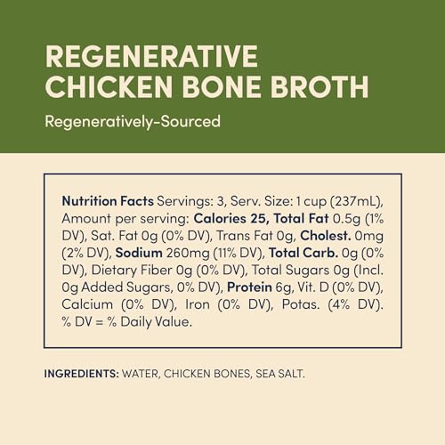 FOND Pasture-Raised Chicken & Herb Chicken Bone Broth Variety 4-Pack