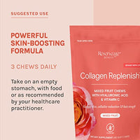 Reserveage Beauty, Collagen Replenish Chews, Supplement for Skin Care and Hair Growth, Supports Collagen and Elastin, Nail Care Supplement, 60 Soft Chews (20 Servings)