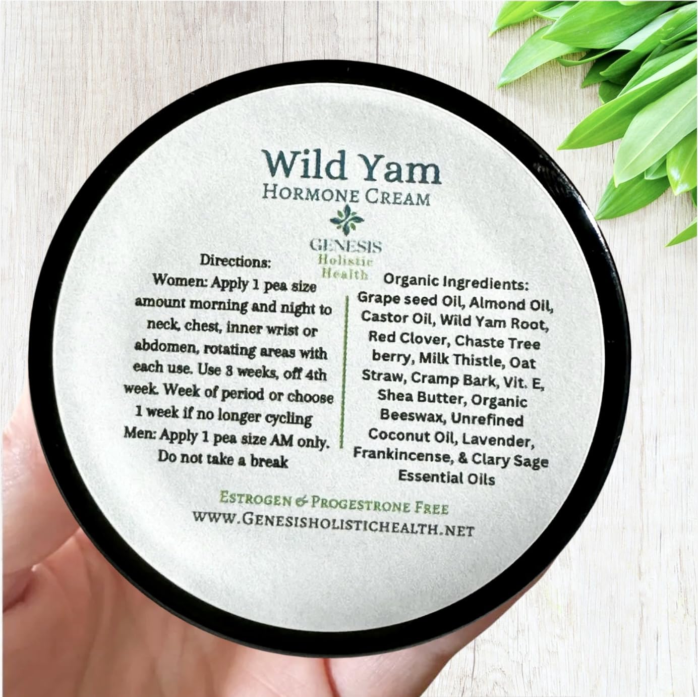 Genesis Wild Yam Cream-Women's Natural Hormone Balancing