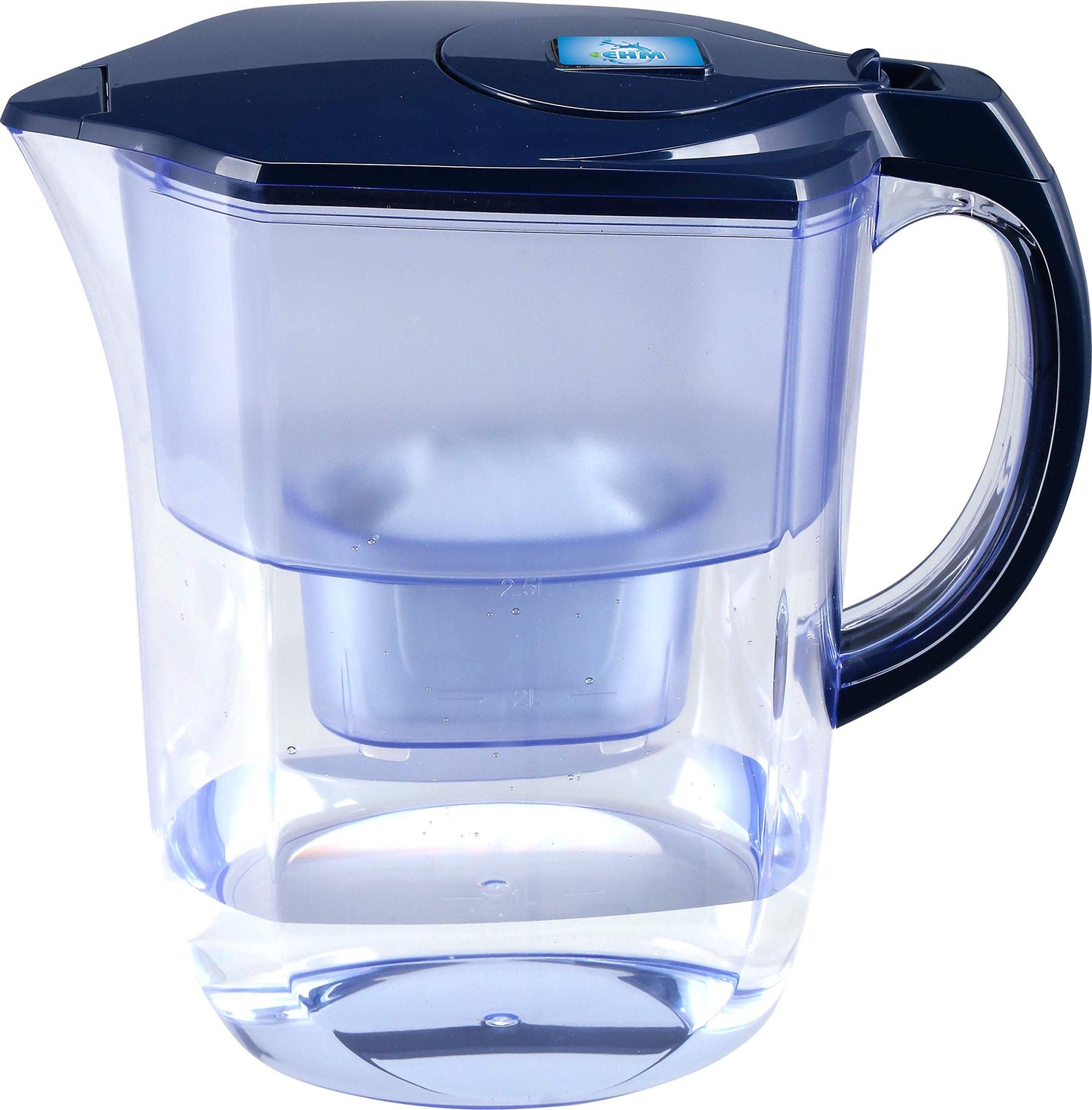 Ehm Ultra Premium Alkaline Water Filter Pitcher - 3.8L, Activated Carbon Filter- BPA Free, Healthy, Clean, & Toxin-Free Mineralized Alkaline Water in Minutes- Up to 9.5 pH-2023