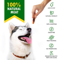 Dog Sweet Potato Wrapped with Chicken & Pet Natural Chew Treats - Grain Free Organic Meat & Human Grade Dried Snacks in Bulk - Best Twists for Training Small & Large Dogs - Made for USA (Sweet Potato)